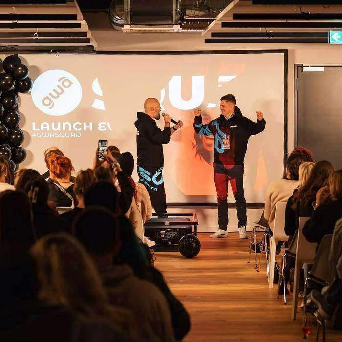 The launch, in Hamburg