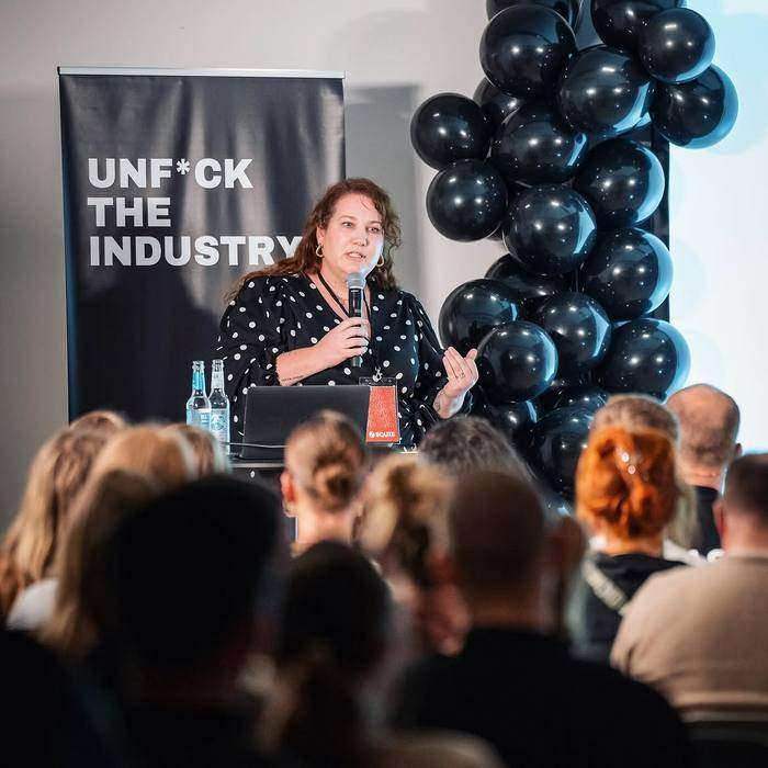 The launch, in Hamburg